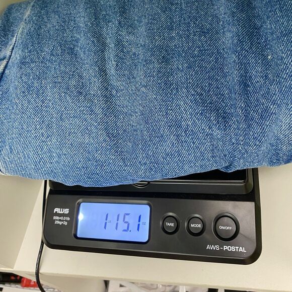 Carhartt Relaxed Fit Straight Leg Jeans Mens 38x30 Blue Denim Workwear B460 LVB - Picture 8 of 8